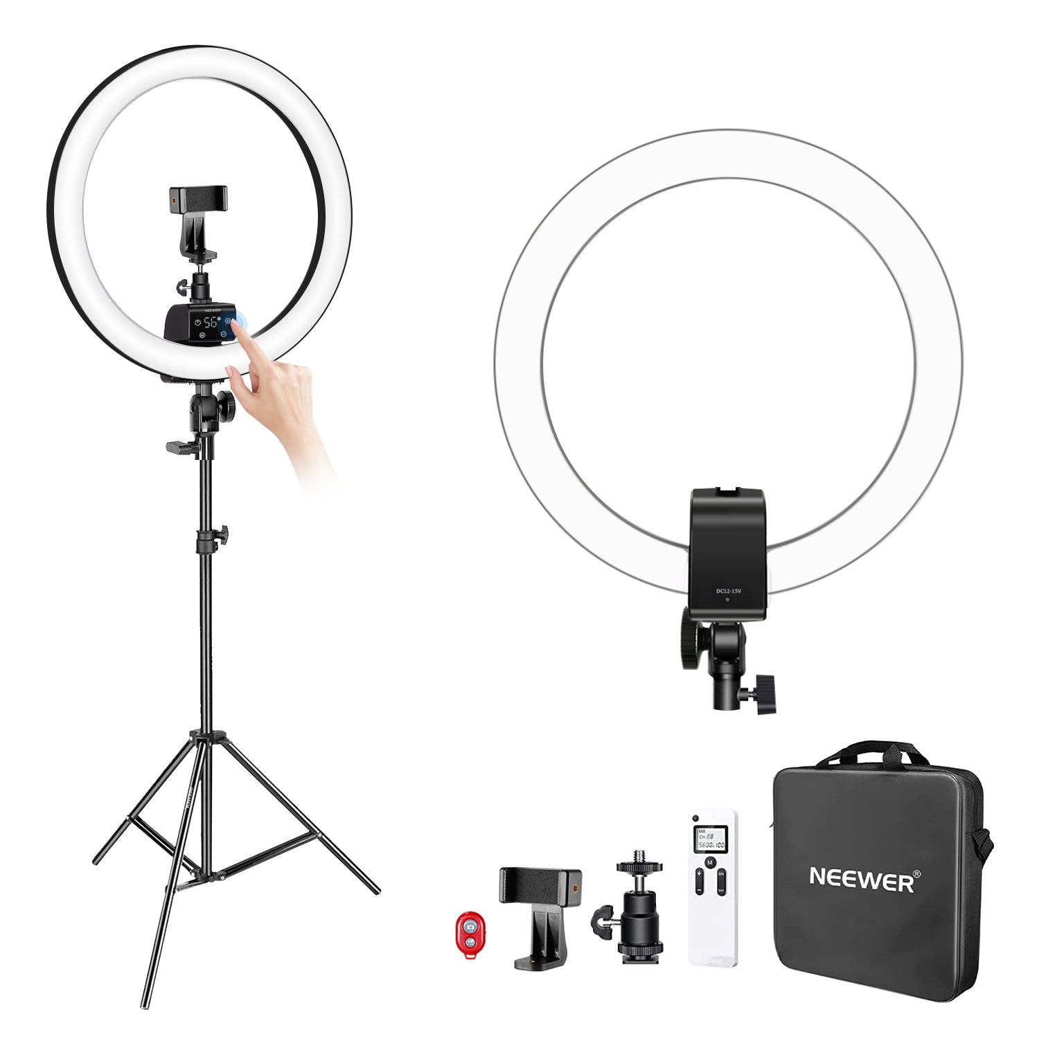 NEEWER SRP18-2.4G Remote 18-inch LED Ring Light