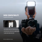 Wide Compatibility of the NEEWER Upgraded NW645II-S TTL Flash Speedlite