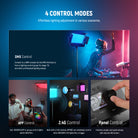 Control modes of the NEEWER AP100C 105W RGB Video Light