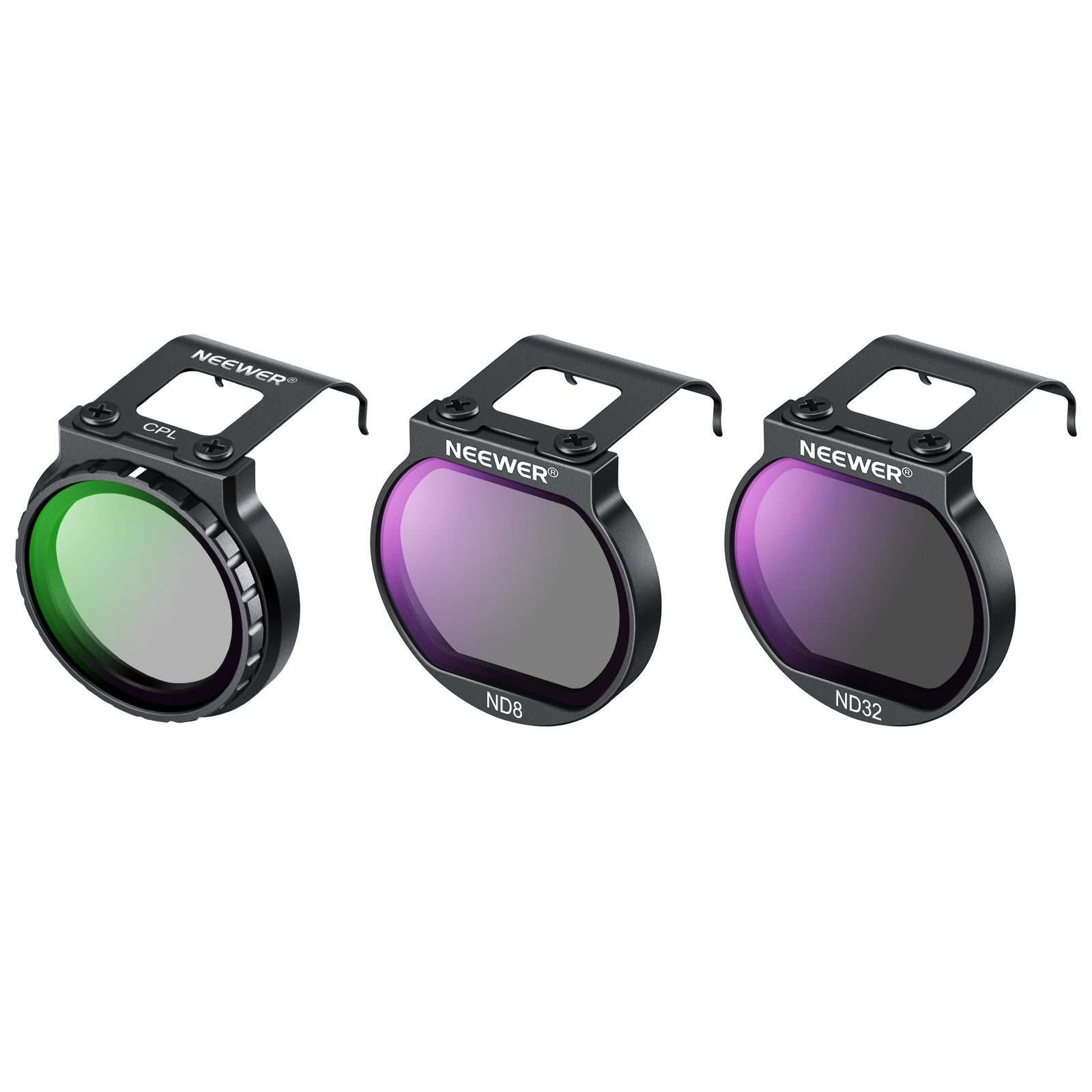 NEEWER FL-N27 3 Pack CPL/ND8/ND32 Filter Set For DJI NEO