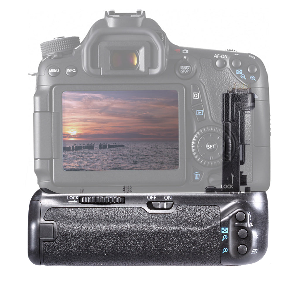 NEEWER BG-E14 Replacement Battery Grip for Canon EOS 70D 80D - NEEWER