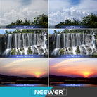 Neewer 58/62MM Professional UV CPL FLD Lens Filter and ND Neutral Density Filter(ND2, ND4, ND8) Accessory Kit