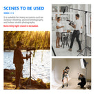 Scenarios for NEEWER ST-300 300cm Photo Light Stand