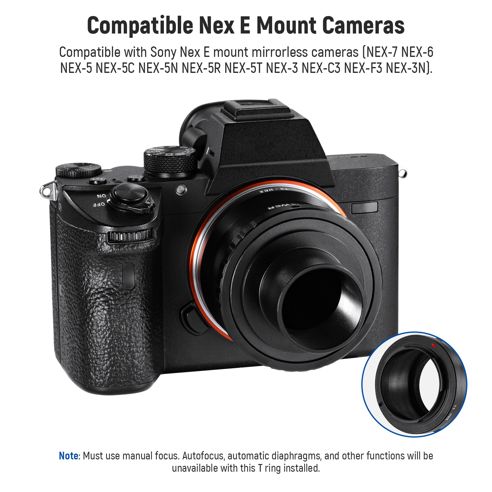 sony nex 3n lens compatibility