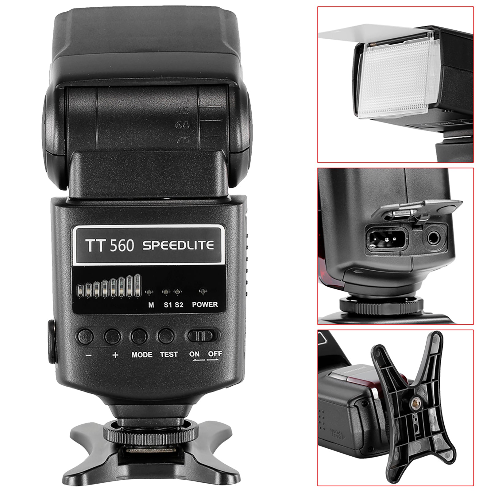 NEEWER TT560 DSLR Cameras Speedlite Flash With Trigger